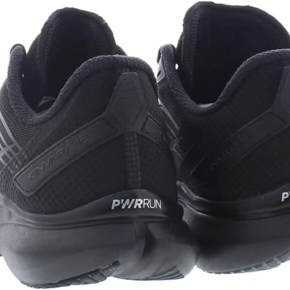 Running Shoes Womens Synthetic Mesh Lace-up Size 9 Triple Black Lightweight - Picture 2 of 4